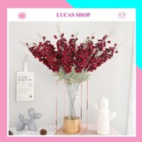 Combo 10 hoa giả - Hoa phi yến Lucas 70cm trang trí bền, đẹp, thanh mát