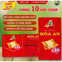 Combo 10 Hộp Bánh đậu xanh Hoà An 200g