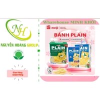 COMBO 10 HỘP - Bánh Plain Cracker 2 Vị ( 5 Hộp Nguyên Bản & 5 Hộp With Oats) Meiji 104g