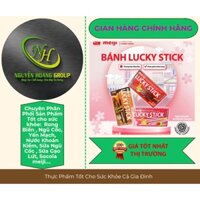 COMBO 10 Hộp - Bánh Que Chấm Lucky Mix 2 Vị( Socola, Dâu) Meiji 45g
