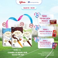 Combo 10 hộp Bánh que nhân kem Glico Pejoy Set Full Happiness mix vị (4 Socola - 3 Vani Hokkaido - 3 Choco Mint)