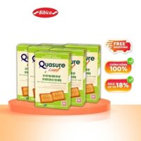 Combo 10 Hộp Bánh Quy Quasure Light Bibica Sữa 140g dành cho người ăn kiêng, tiểu đường