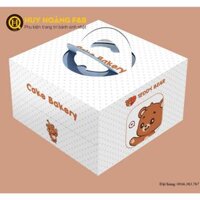 Combo 10 Hộp bánh sinh nhật vuông 20cm KÈM ĐẾ 19cm - Phụ kiện trang trí bánh kem bánh sinh nhật HUY HOÀNG