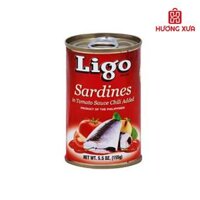 Combo 10 Hộp Cá Mòi Sốt Cà Vị Ớt Cay Ligo 155g