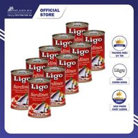 COMBO 10 Hộp Cá Mòi Sốt Cà Vị Ớt Cay Ligo 155g (Thương Hiệu Mỹ - SX Philipines)