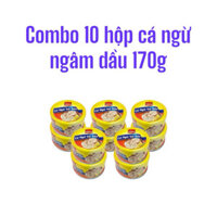 Combo 10 hộp Cá ngừ xốt dầu vissan 170g date 2027 HSD 36 tháng