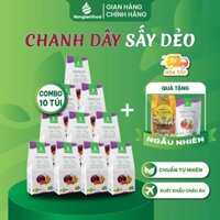 Combo 10 hộp Chanh Dây sấy dẻo Nông Lâm Food hộp 145g