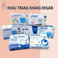 [COMBO 10 HỘP] Khẩu Trang Y Tế 4 Lớp Chính hãng - Hộp 50 cái có logo, đầy đủ giấy tờ, ISO 13485