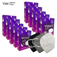 Combo 10 Hộp Khẩu Trang YOKI KN95+ 5 Lớp Kháng Khuẩn Chống Bụi Mịn PM2.5