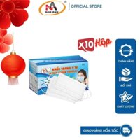 [Combo 10 hộp] Khẩu trang kháng khuẩn 4 lớp Nam Anh Famapro Cô gái hộp 50 chiếc