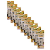 Combo 10 hộp nến tealight thơm Miss Candle FtraMart MIC0147 Lựa chọn 10 mùi hương - Vàng nhạt-Vanilla