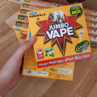 [Combo 10 hộp ]  Nhang Muỗi, Hương Muỗi Jumbo, Hương thơm ít khói diệt trừ muỗi hiệu quả cao