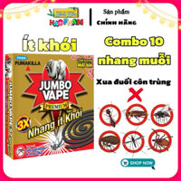 (Combo 10 Hộp) Nhang Muỗi Jumbo Cao Cấp (Loại Ít Khói), Diệt Muỗi Gấp 3 Lần, Trừ Muỗi Hiệu Quả