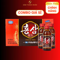 [COMBO 10 HỘP] Nước Uống Hồng Sâm Hàn Quốc DongNam Hộp 10 chai x 100ml