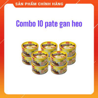 Combo 10 hộp pate gan heo vissan 170g date 2027