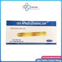 Combo 10 hộp Que đè lưỡi gỗ đã tiệt trùng hộp 100 cây Hoàng sơn