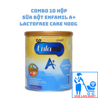 COMBO 10 HỘP SỮA BỘT MEAD JOHNSON ENFAMIL  A+ LACTOFREE CARE LON 400G