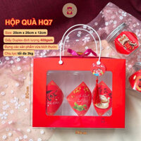 Combo 10 - Hộp To Đựng Quà Tết, Bánh Mức, Thực Phẩm, Các Loại Hạt, Đựng Được 2 Hủ Nhựa 1.5 lít