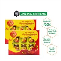 COMBO 10 Hộp Yến Sào Cao Cấp Thiên Hoàng Có Đường 12% - Nước Yến Sào Nguyên Chất HONEYLAND không túi có hộp