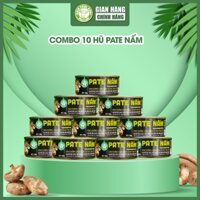 Combo 10 Hũ Pate Nấm Thuần Chay 125g Nấm Tươi Cười