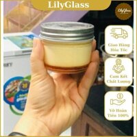 Combo 10 hũ thuỷ tinh 100ml nắp nhôm làm sữa chua, caramen, bánh Flan