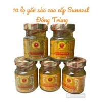 Combo 10 Hủ yến sào cao cấp Sunnest Đông trùng hạ thảo