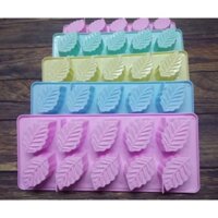 Combo 10 khay , khuôn làm đá, làm rau câu, làm bánh hình 10 chiếc lá CH