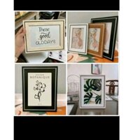 combo 10 khung ảnh để bàn treo tường ( KÈM IN ẢNH) tặng kèm chân để bàn và chỉnh sửa làm nét miễn phí 100% đc ép plastic