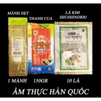 COMBO 10 LÁ KIM + 150GR THANH CUA + 1 MÀNH TRE DẸT (LÀM KIMBAP) (alifoodmart)