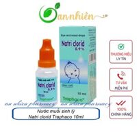 Combo 10 lọ Nước muối sinh lý Natri clorid Traphaco