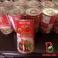 Combo 10 lon cá hộp sốt cà hiệu ba cô gái 155gr