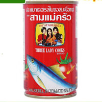 Combo 10 Lon Cá nục xốt cà 3 Cô Gái Mỗi Lon 155g