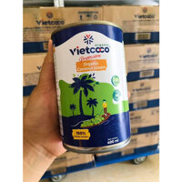 Combo 10 lon - Nước Cốt Dừa Organic Vietcoco 400ml Hưu Cơ