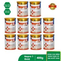 Combo 10 Lon Sữa Nepro 1 gold 400g Dành cho người bệnh thận có URE huyết tăng [Date 2025]