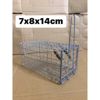 Combo 10 Lồng Bẫy chuột 7x8x14cm 2 lò xo.
