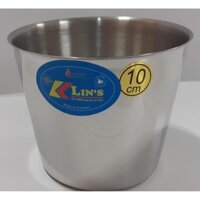 Combo 10 Ly Đá Khuôn Làm Bánh Flan Inox Cao Cấp Hàng VNCLC(10cm)