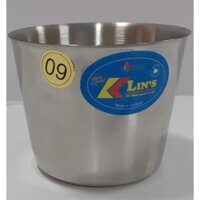 Combo 10 Ly Đá Khuôn Làm Bánh Flan Inox Cao Cấp Hàng VNCLC (9cm)