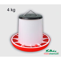 COMBO 10 MÁNG ĂN CHỐNG BỚI CHO GÀ LOẠI 4KG-  Máng ăn chống bới, chống vẩy cho chim, vẹt, bồ câu - Lẩu ăn cho chim