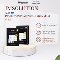 Combo 10 Mặt Nạ Dưỡng Da JMSolution Placen Collagen Mask Pure Cấp Ẩm, Giúp Chăm Sóc Da Toàn Diện 30g - JMSolution