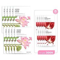Combo 10 Mặt Nạ Giấy Thanh Lọc Dành Cho Da Nhờn Mụn THEFACESHOP REAL NATURE KELP 20g (GZ)