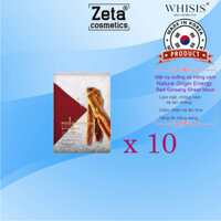Combo 10 Mặt nạ hồng sâm Whisis Nature Origin Energy Red Ginseng Sheet Mask (TOP)