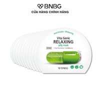 Combo 10 mặt nạ phục hồi da BNBG Vita Genic Relaxing Jelly Mask 30mlx10