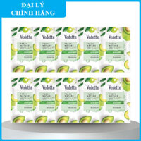 Combo 10 Mặt nạ thiên nhiên Vedette Bơ 22ml ( Hàng chính hãng )