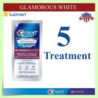 Combo 10 miếng (5 gói/5 ngày) dán trắng răng từ Mỹ Crest 3D White Glamorous White