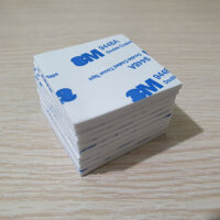 Combo 10 miếng dán keo 2 mặt xốp siêu dính - Vuông 4cm