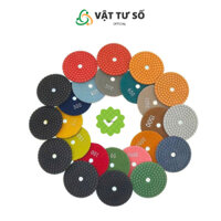 Combo 10 miếng Đầu sô, nỉ số  đánh bóng/Đánh bóng sàn bê tông/ Đánh Bóng Đá Granite, Marble, Ceramic.Miếng đánh bóng đá.
