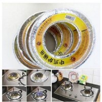 Combo 10 miếng giấy bạc lót bếp gas chống dầu mỡ HÌNH TRÒN [BH Test]