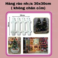 Combo 10 miếng hàng rào trắng trang trí cho bé, trang trí noel, trang trí sân vườn (30cm x 30 cm)