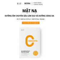 combo 10 miếng mặt nạ Dưỡng Ẩm Sâu Làm Dịu Dưỡng Sáng Da ELT Mega Vita C Revital Mask