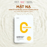 Combo 10 miếng mặt nạ Dưỡng Ẩm Sâu Làm Dịu Dưỡng Sáng Da ELT Mega Vita C Revital Mask